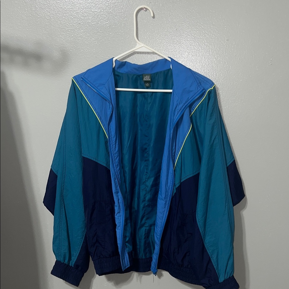 Wild Fable Teal and Navy Bomber Jacket